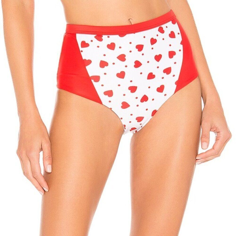 Tularosa Revolve Heartbreak High Waist Bikini Bottom Sz. M NWT